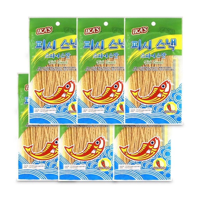 피시스낵 스파이스맛 13gx24개 1팩 안주 술안주