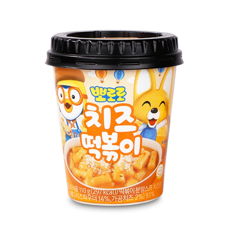 뽀로로 치즈 떡볶이 110g 스낵 학생간식