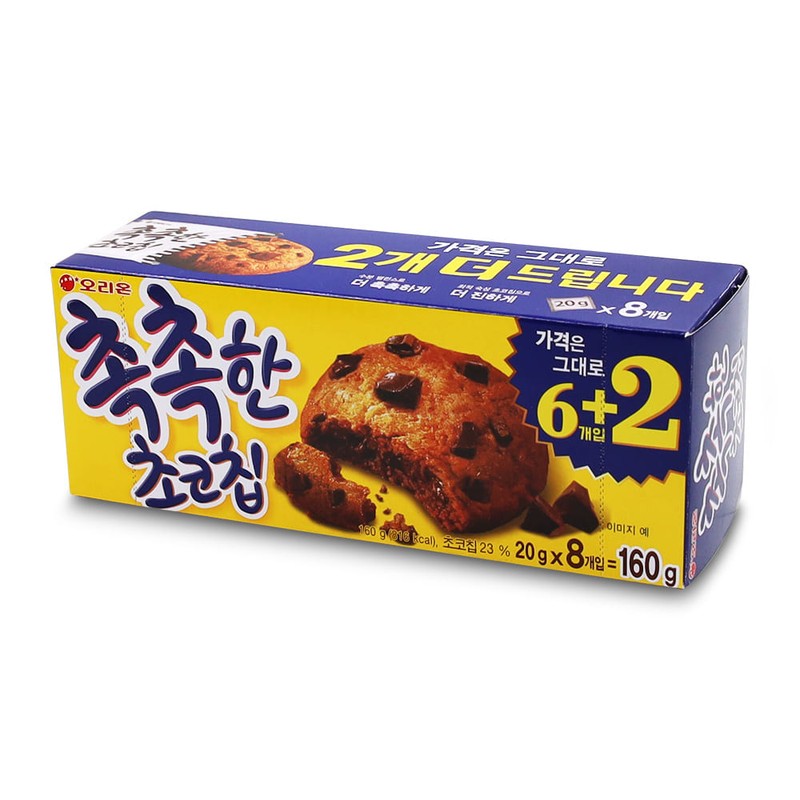 오리온 촉촉한 초코칩 160g 학생간식