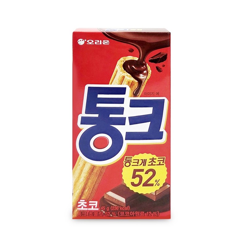 오리온 통크 초코 45g 스낵 간식거리
