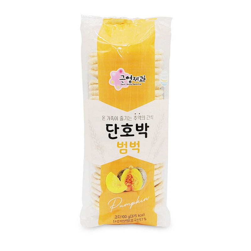 단호박범벅 100g 뻥튀기 스낵 간식거리