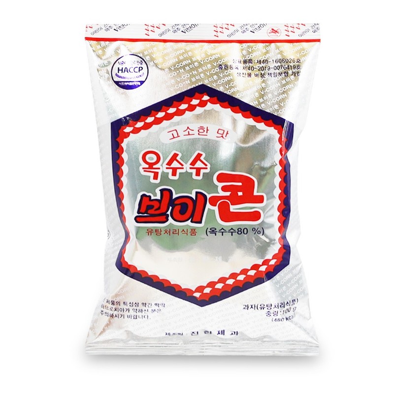 옥수수 브이콘 100g 스낵 아이들간식