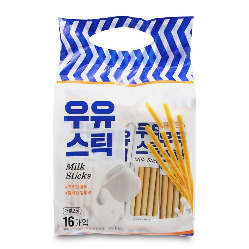 키즈웰 우유스틱 256g 스낵 사무실간식