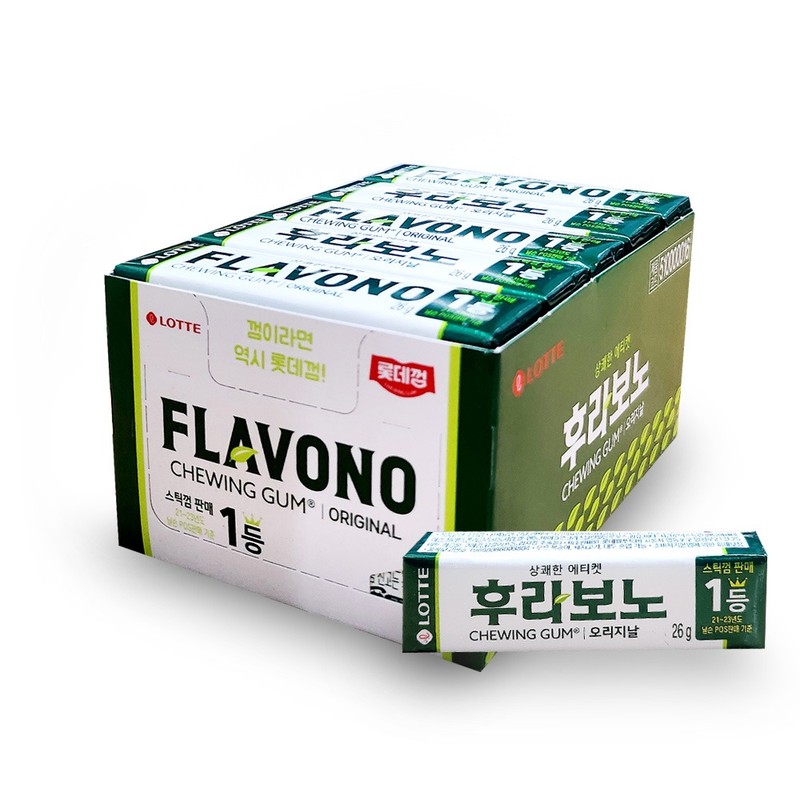 후라보노껌 오리지날 26gx15개 1통 주전부리