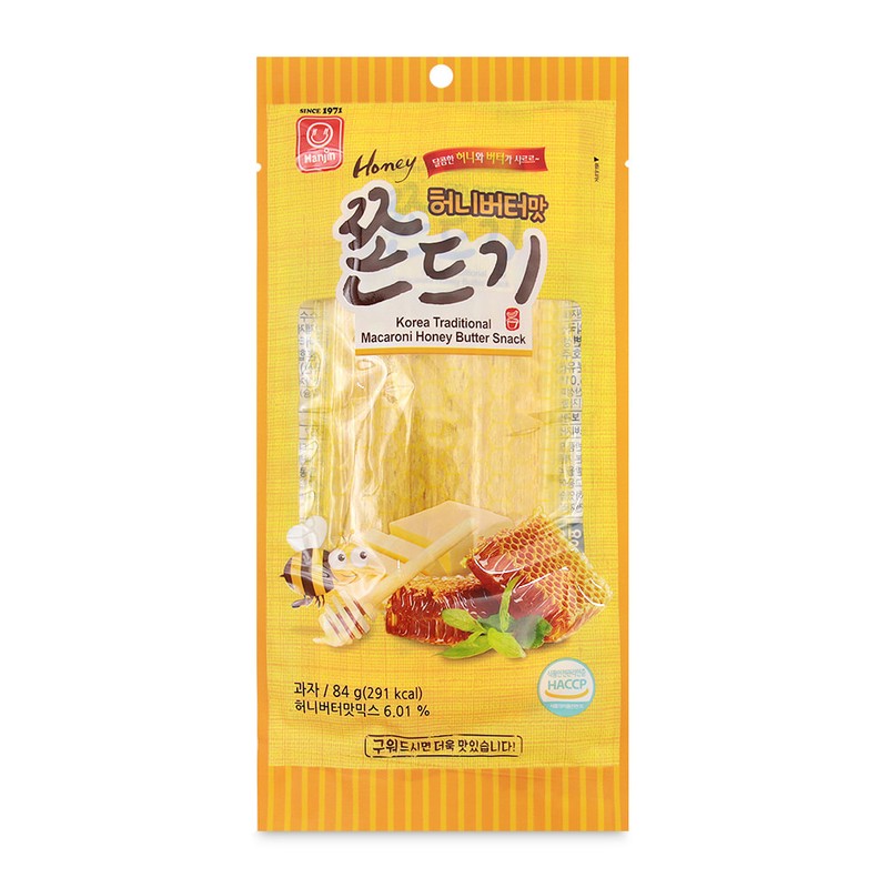 한진 허니버터맛 쫀드기 84g 한과 명절선물