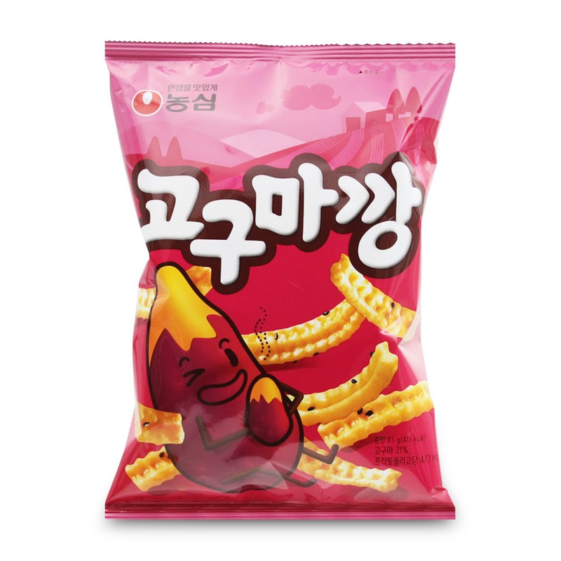 농심 고구마깡 83g 스낵 캠핑간식