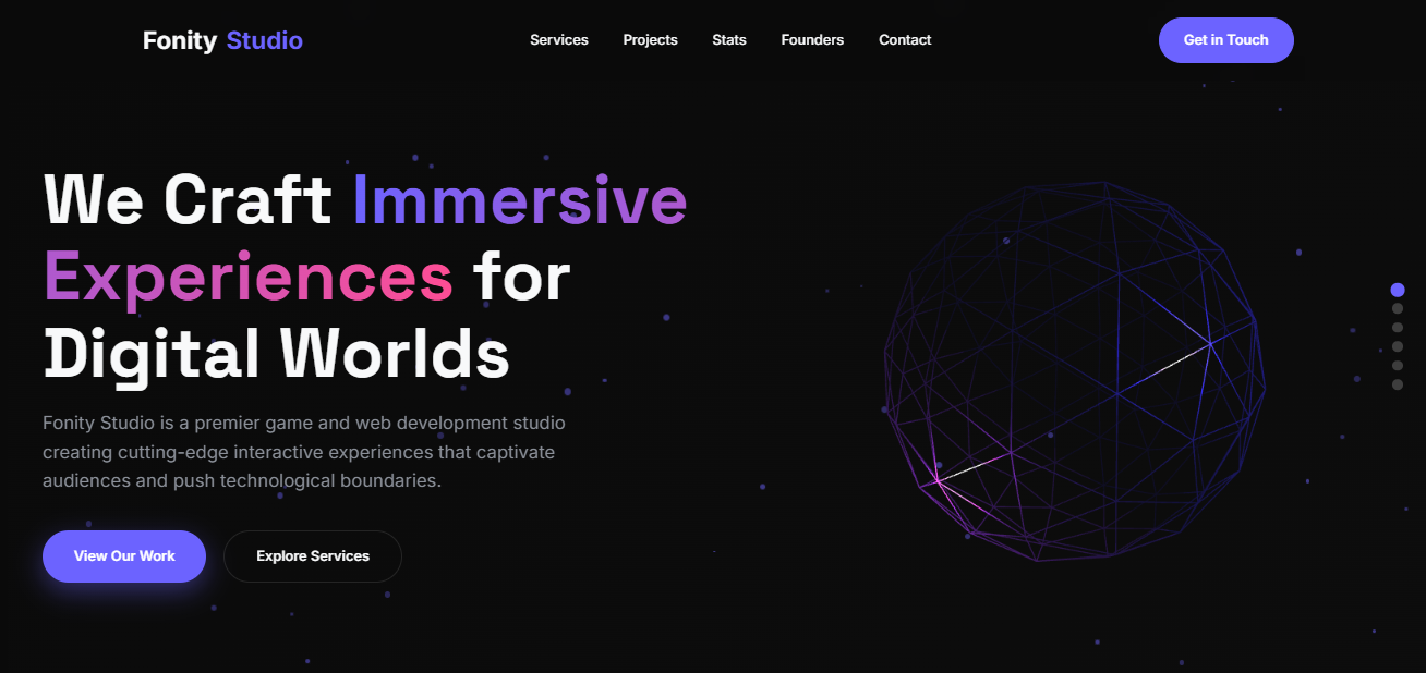 Fonity Studio's Portfolio Preview