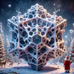 Logo for Santa 2023 - The Polytope Permutation Puzzle