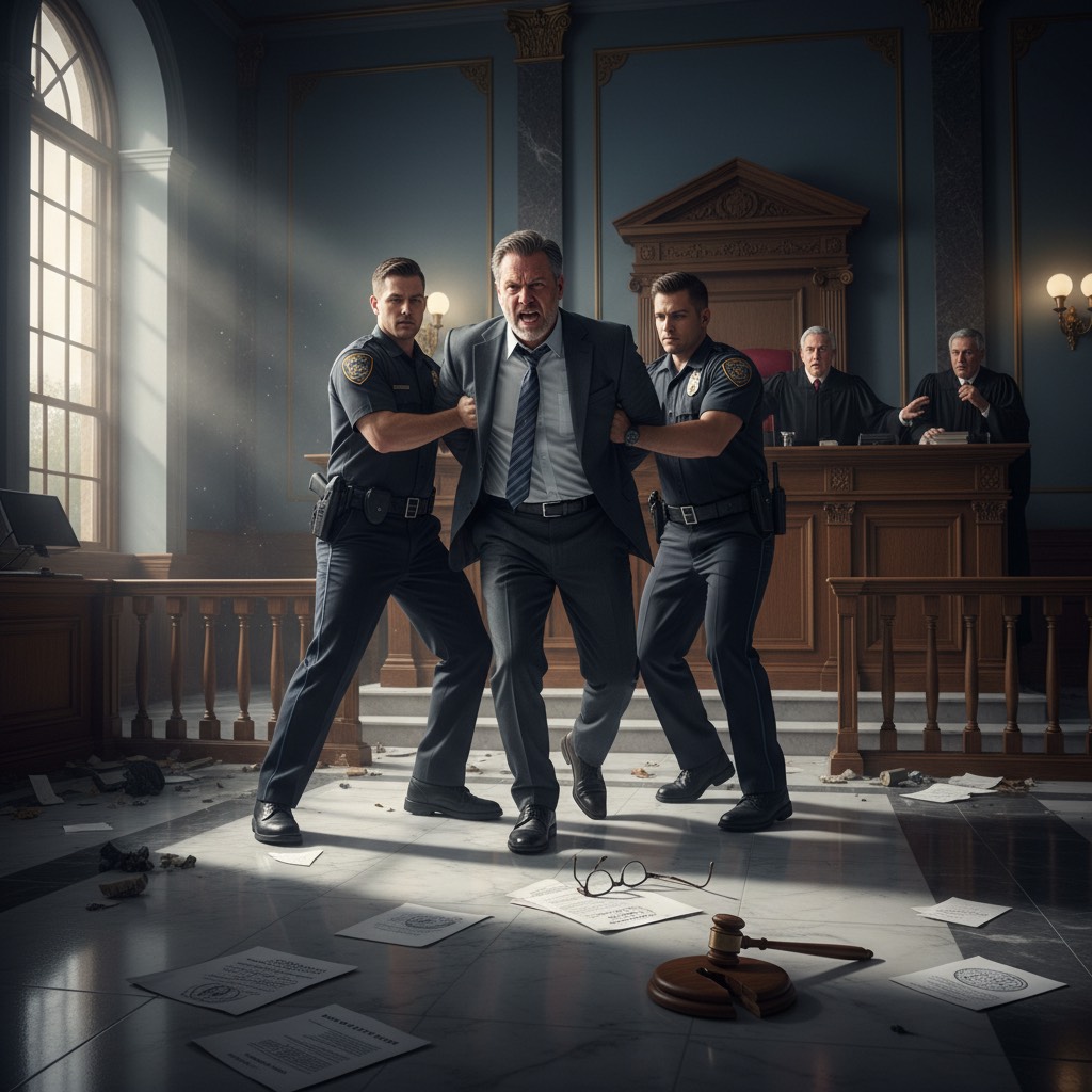 Attorney Alan Man Removed for Threats, Intimidation, and Attacking a Judge