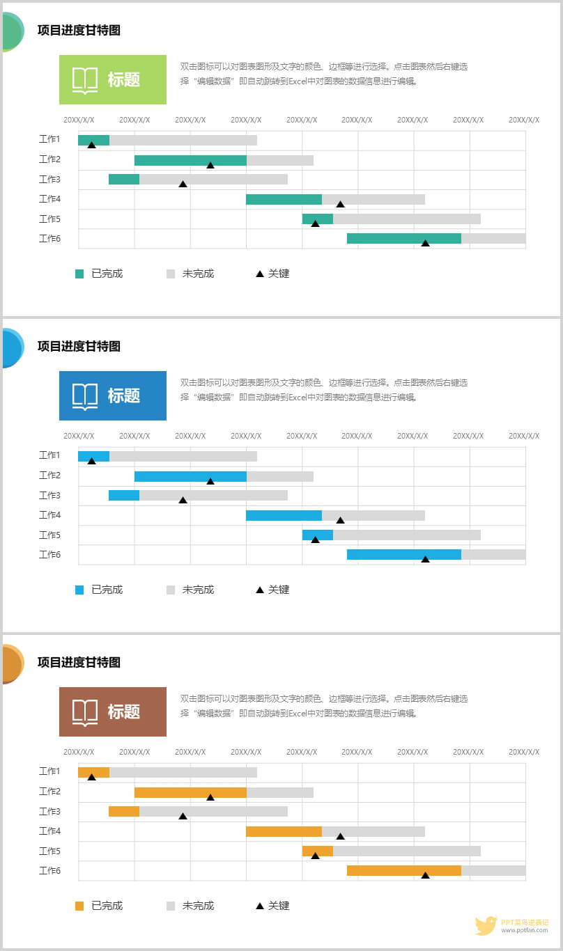 项目进度甘特图