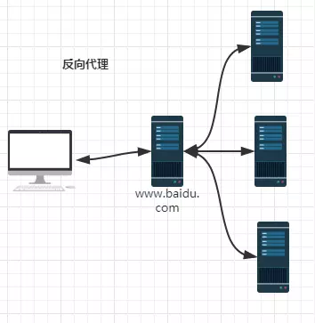 反向代理示意图