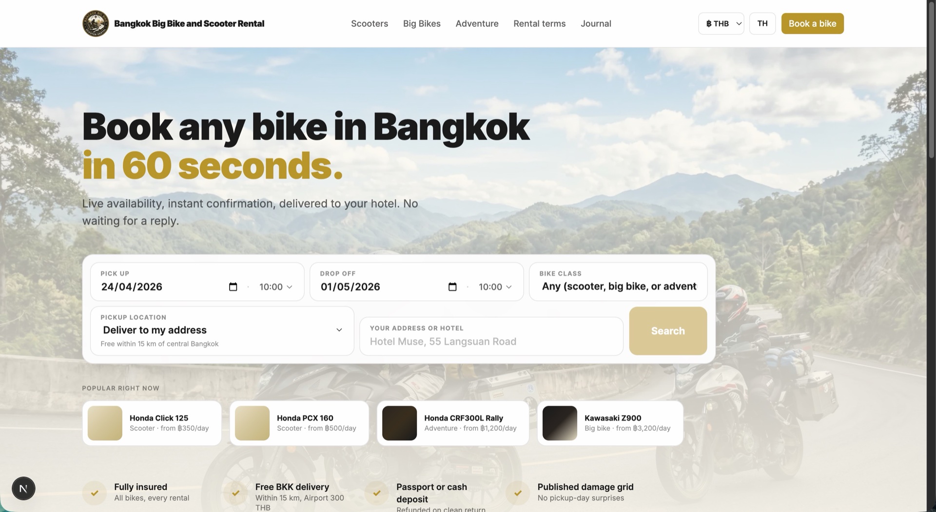 A real landing page built by an AI agent from an IJFW DESIGN.md contract: consistent palette, typography, and component rules with no cross-agent drift.