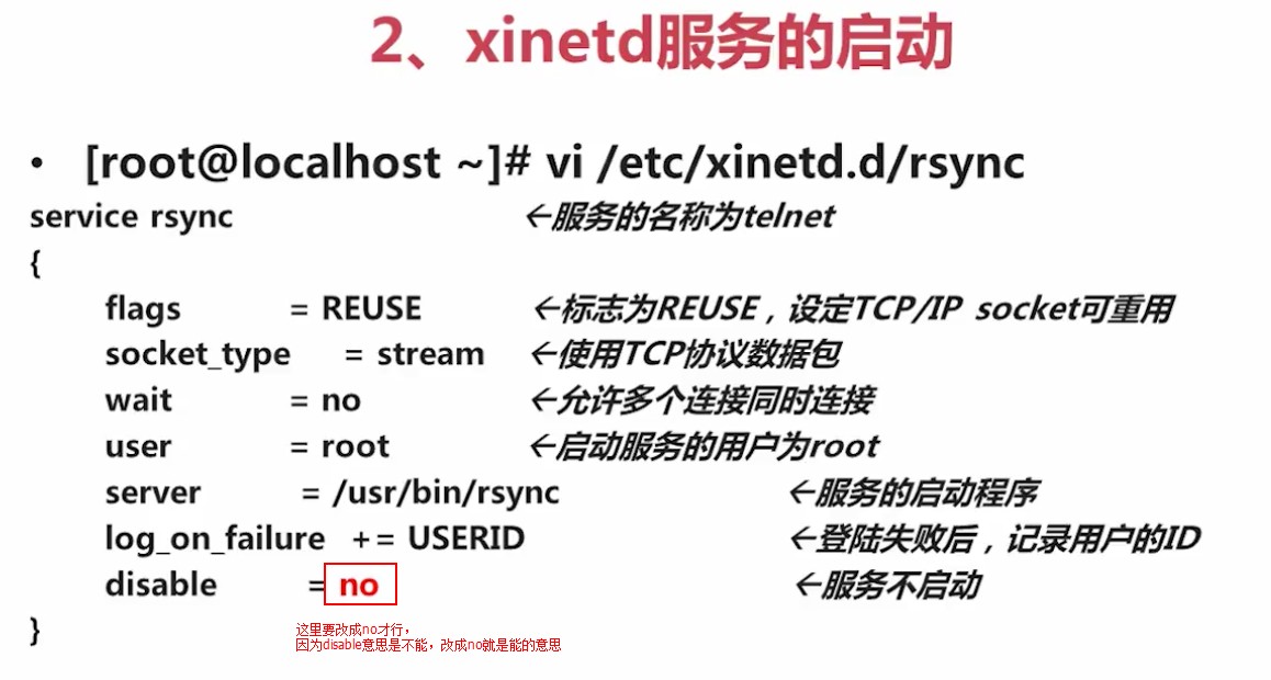 2.3.1_xinetd服务的启动