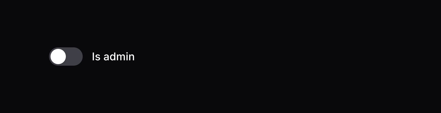 标签行内排列的开关