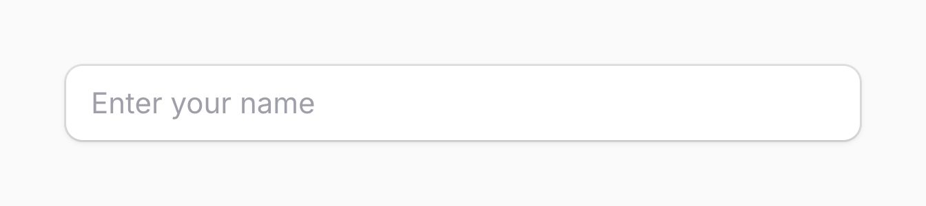 简单的 input