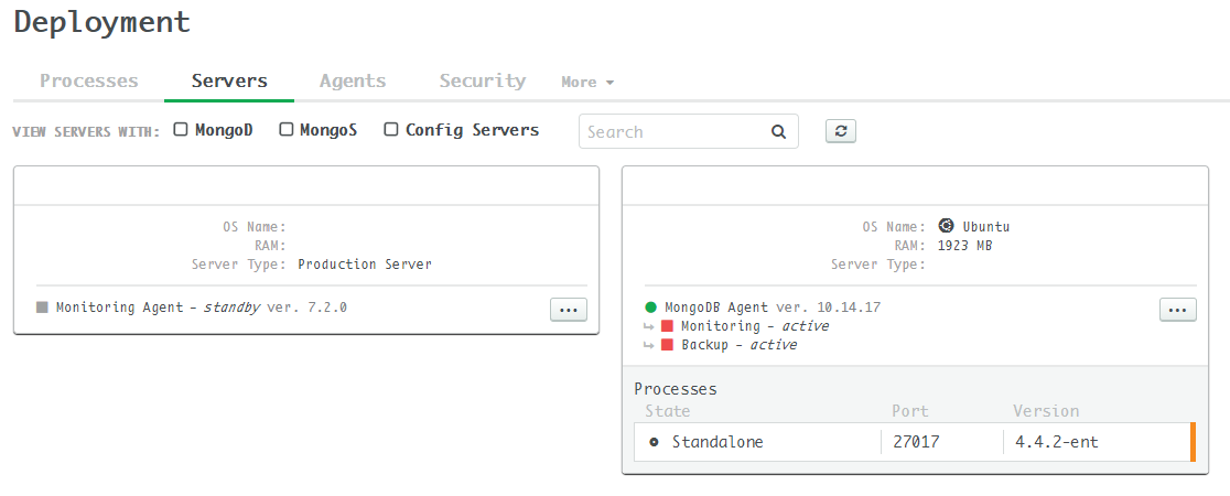 MongoDB Agent Not Working
