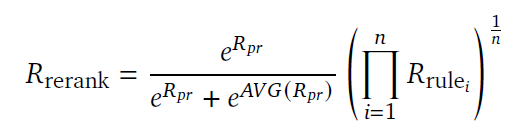 Sparrow Reranking Formula