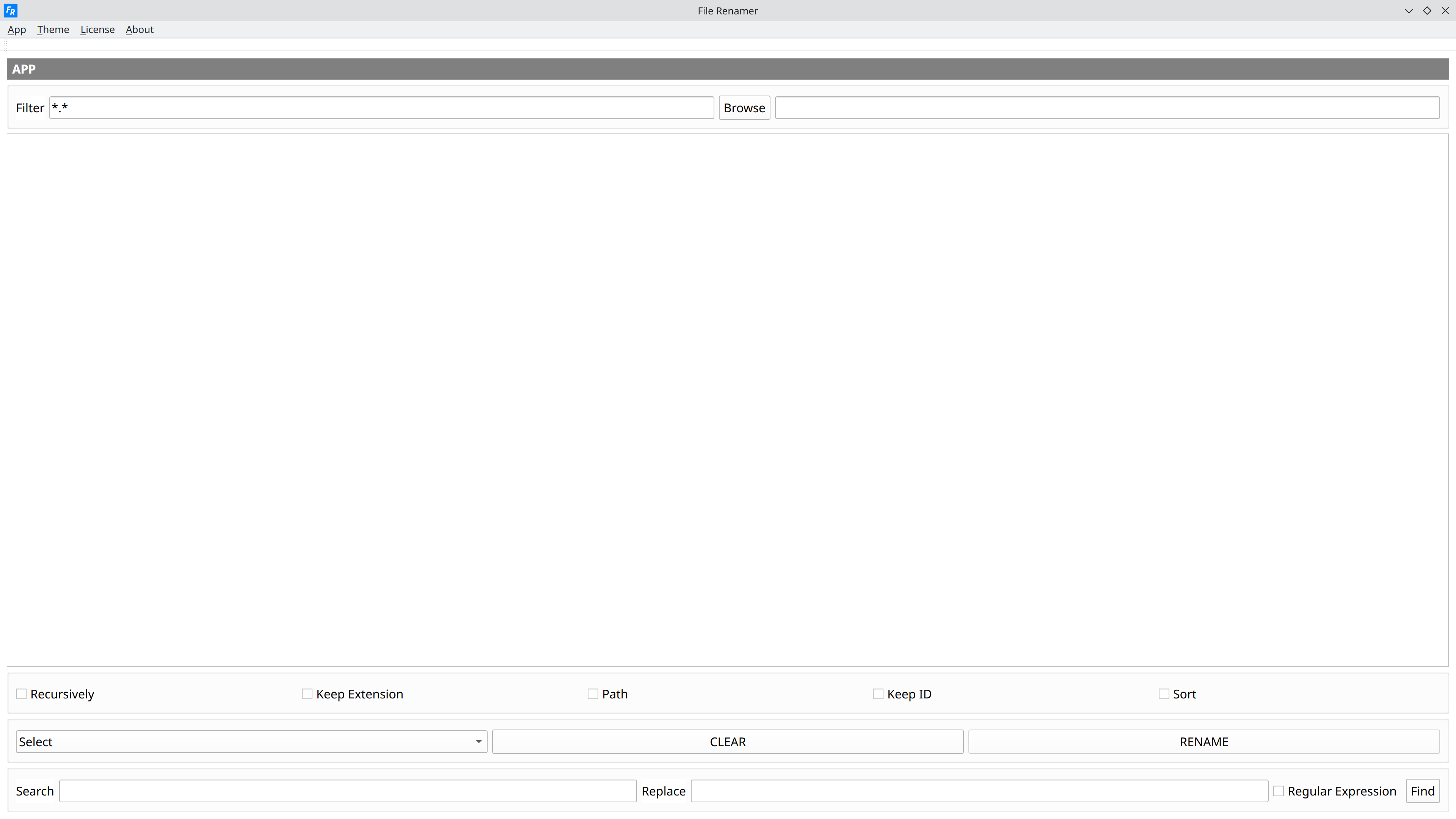 file-renamer app