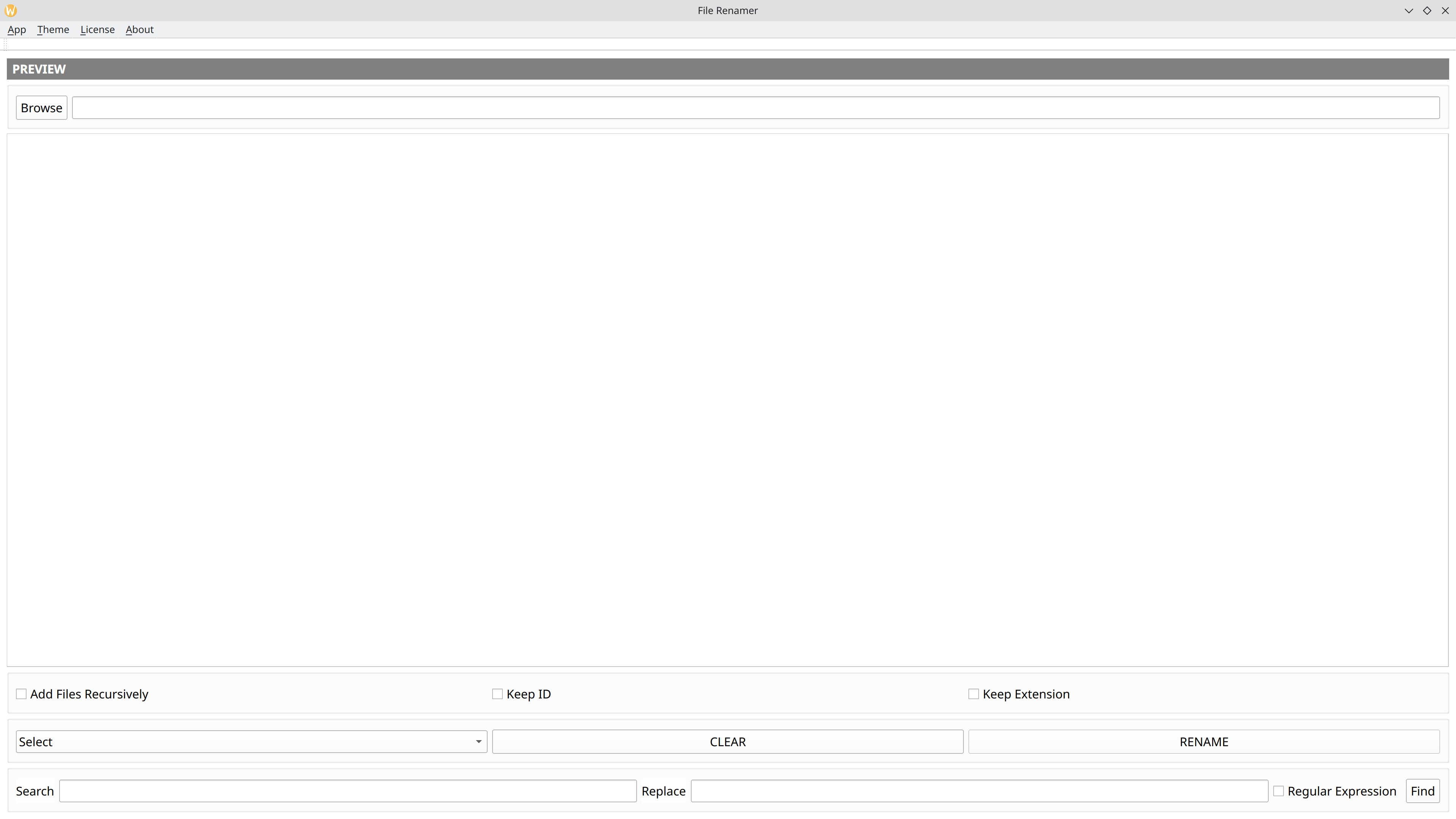 file-renamer app