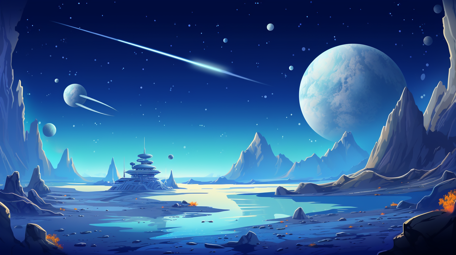 Space Scene Banner