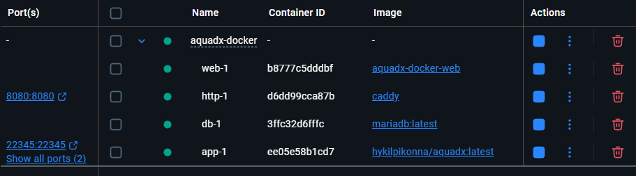 在docker桌面示意