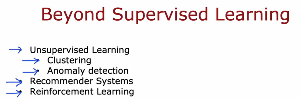 吴恩达机器学习第三课 Unsupervised learning recommenders reinforcement learning