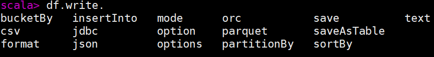 SparkSQL数据的保存
