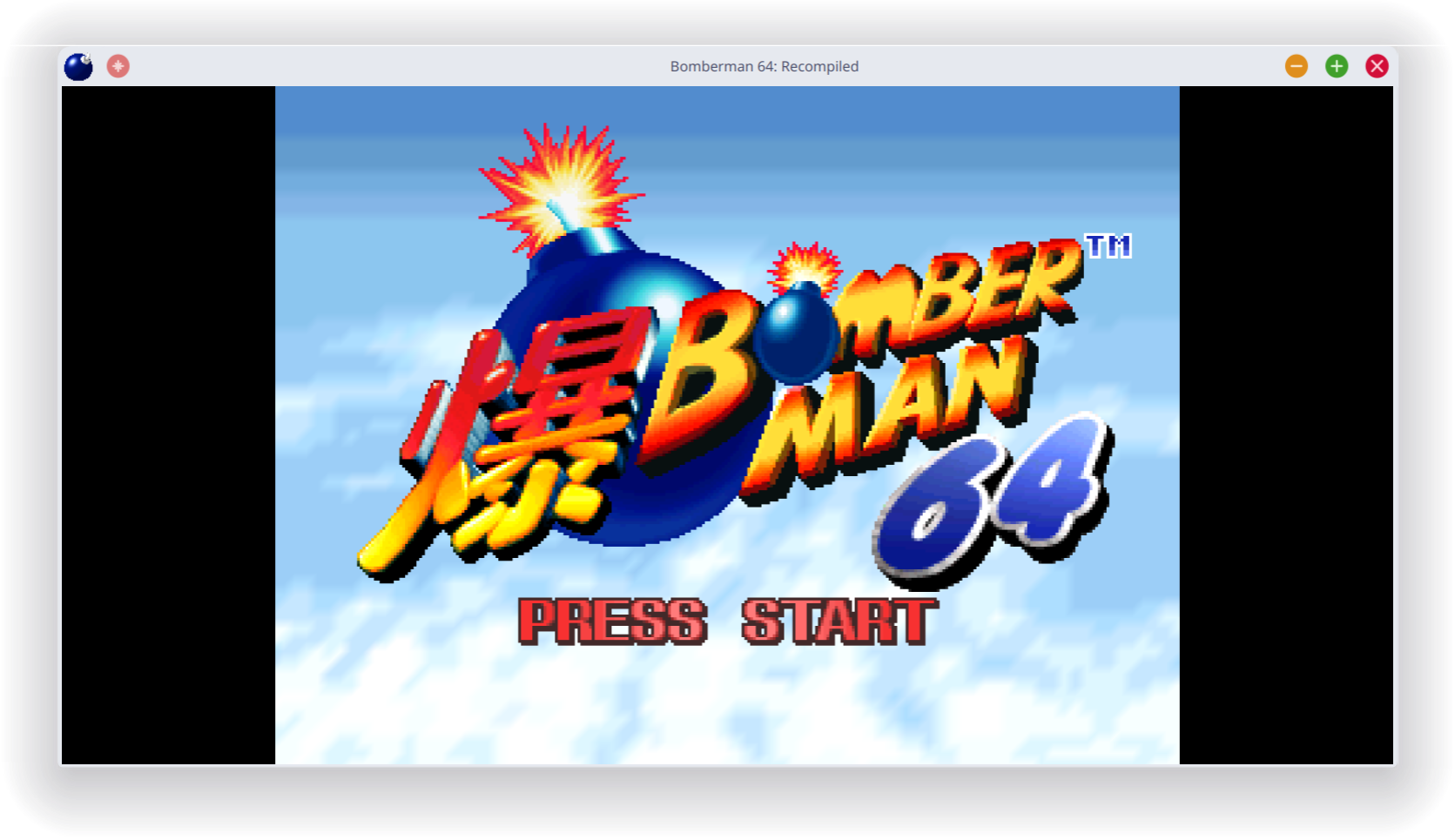 Title screen