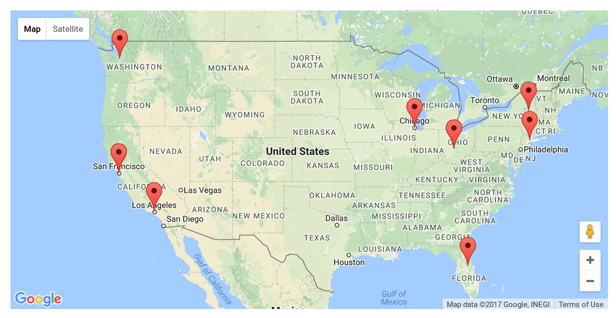 Demographics map