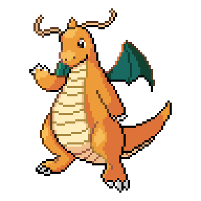 Dragonite Sprite Image