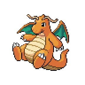 Dragonite Sprite Image