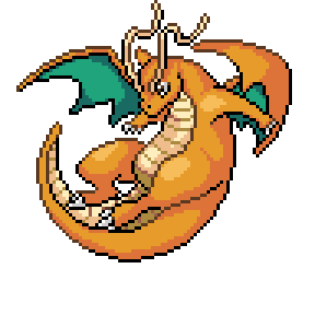 Dragonite Sprite Image