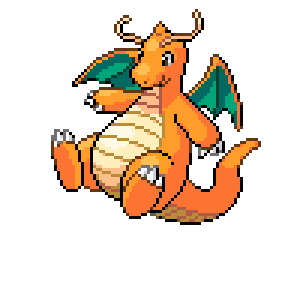 Dragonite Sprite Image