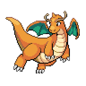 Dragonite Sprite Image