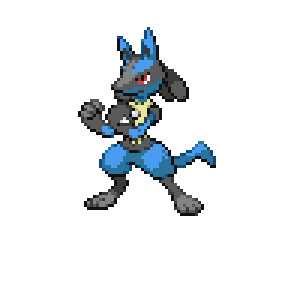 Lucacario Sprite Image