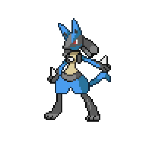 Lucacario Sprite Image