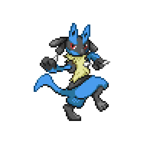 Lucacario Sprite Image
