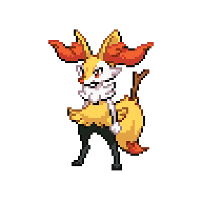Braixen Sprite Image