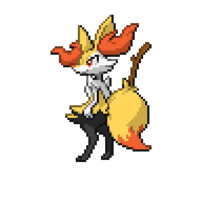 Braixen Sprite Image