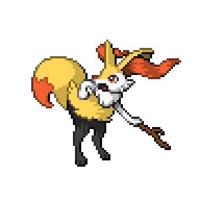 Braixen Sprite Image