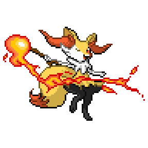 Braixen Sprite Image