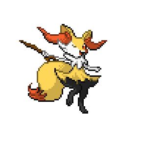 Braixen Sprite Image