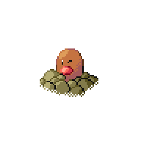 Diglett Sprite Image