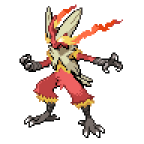 Blaziken Sprite Image