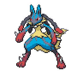 Lucacario Sprite Image