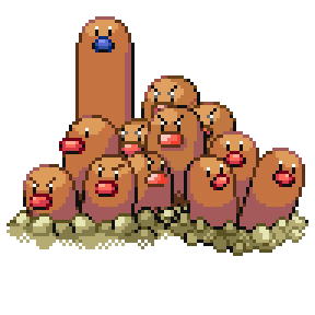 Dugtrio Sprite Image