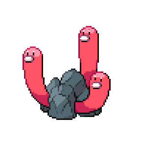 Dugtrio Sprite Image