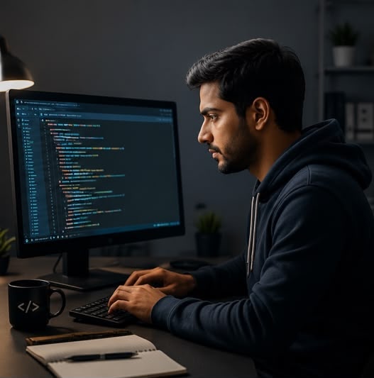 Coding AI Trainer — developer reviewing code