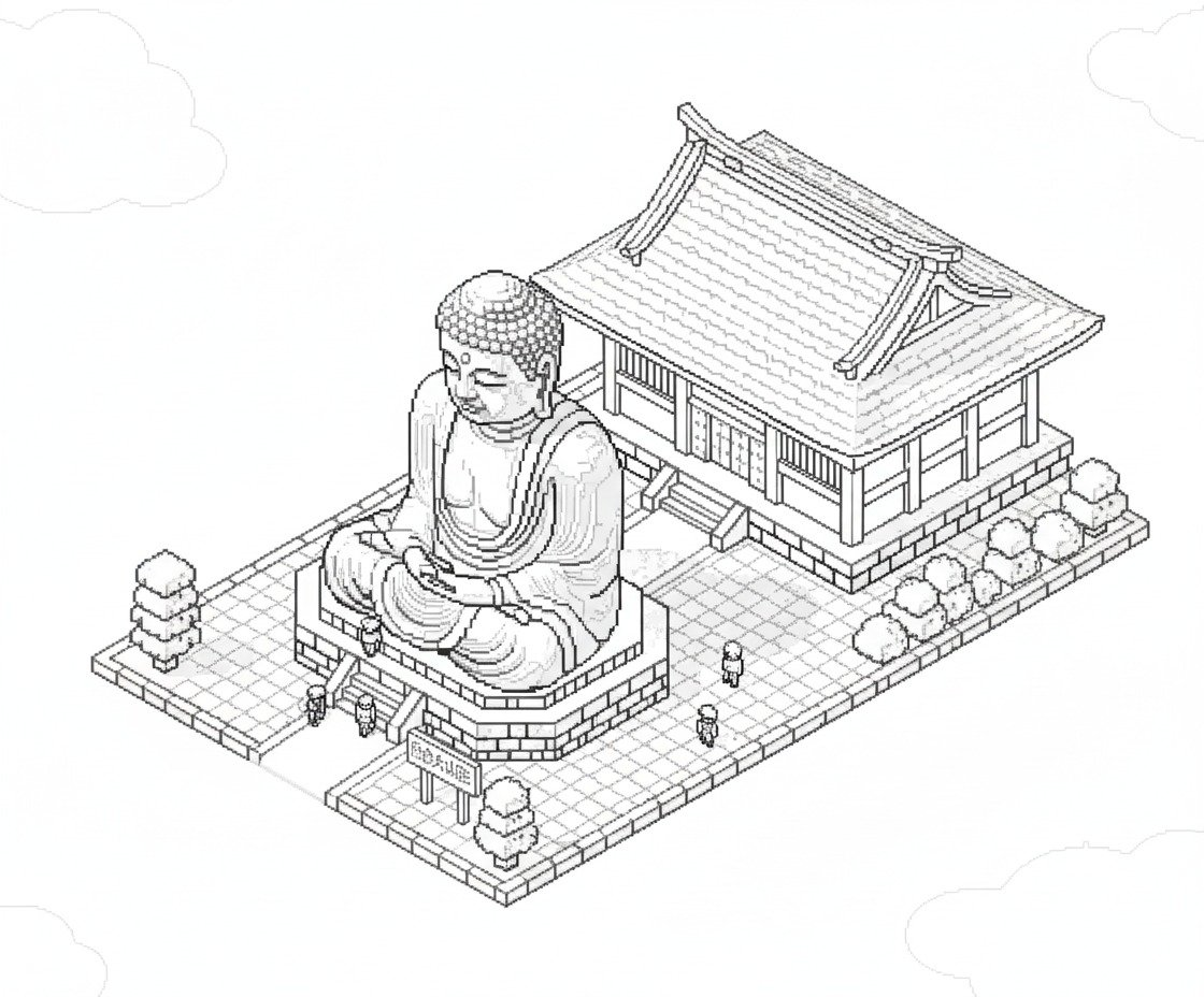 Isometric Holographic Wireframe - 1