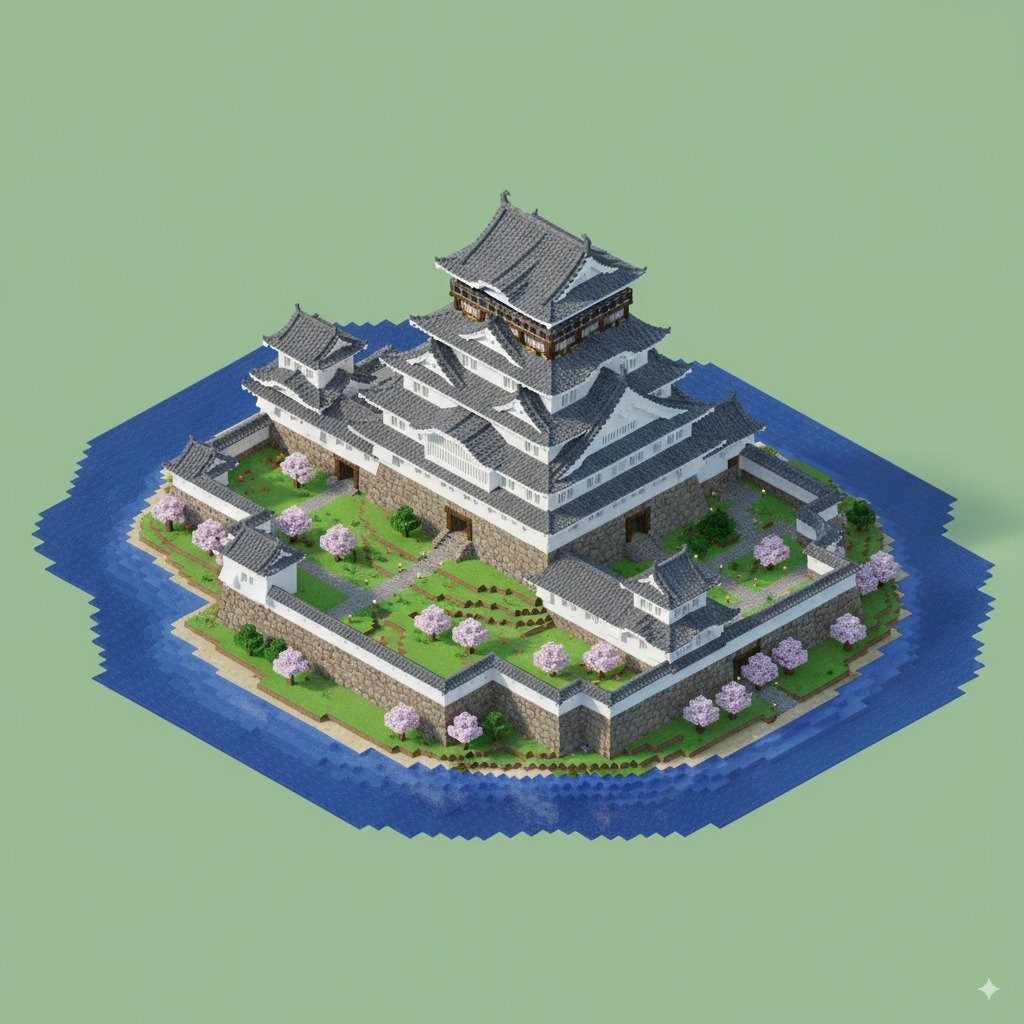 Minecraft-Style Scene Generation - 2